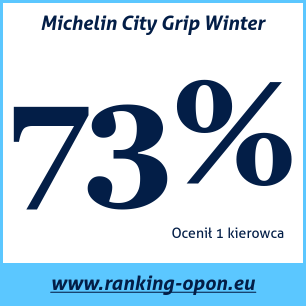 Test pneumatik Michelin City Grip Winter
