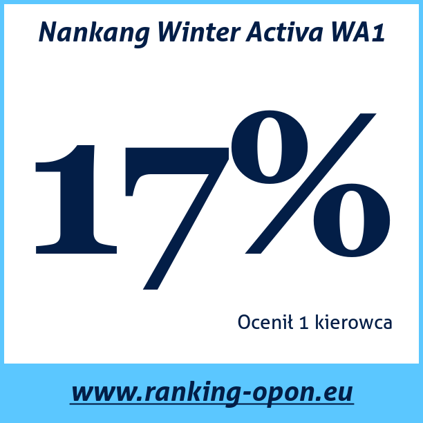 Test pneumatik Nankang Winter Activa WA1